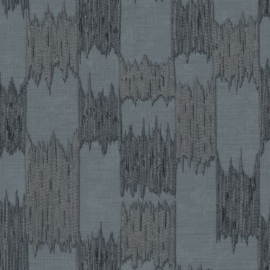 Abstrakte Tapete, Grau-Blau, Blau, RE521036, Renaissance, Design ID