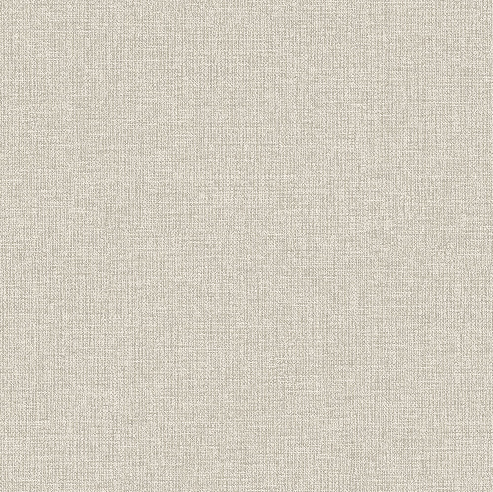 Tapete in melierter Stoffoptik, Hellgrau-Beige, Weiß, RE521043, Renaissance, Design ID