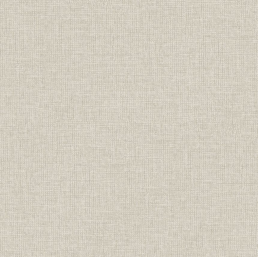 Tapete in melierter Stoffoptik, Hellgrau-Beige, Weiß, RE521043, Renaissance, Design ID