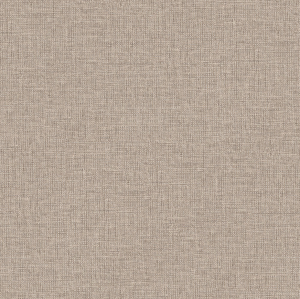Tapete in melierter Stoffoptik, Braun, Grau-Beige, RE521045, Renaissance, Design ID
