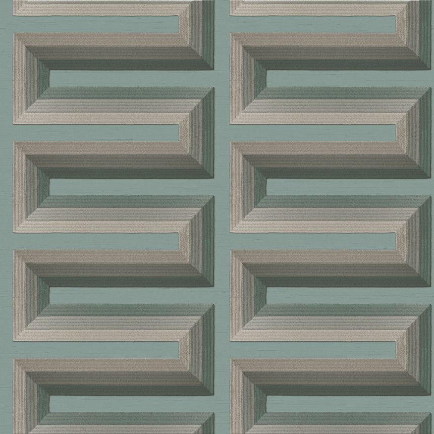 3D-Tapete, Türkis, RE521075, Renaissance, Design ID
