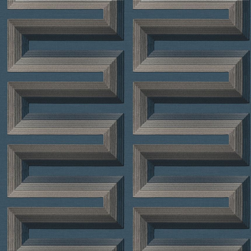 3D-Tapete, Dunkelblau, RE521076, Renaissance, Design ID
