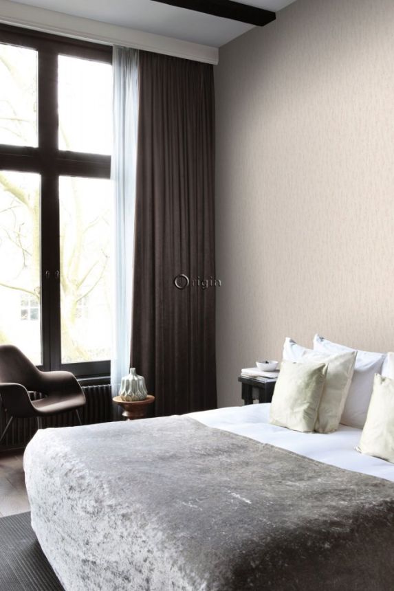 Beige Vliestapete für die Wand, Steinimitat 347586, Matières - Stone, Origin
