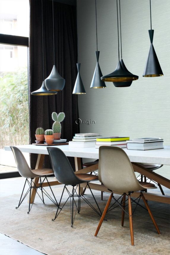 Vliestapete, Imitation von grünen und cremefarbenen Steinfliesen 347577, Matières - Stone, Origin