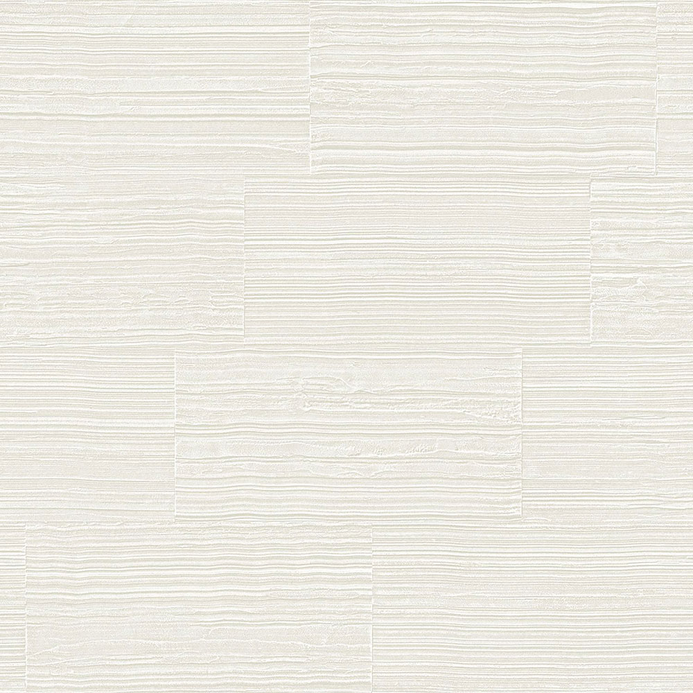 Weiße Vliestapete, Imitation von halbglänzenden Steinfliesen 347575, Matières - Stone, Origin