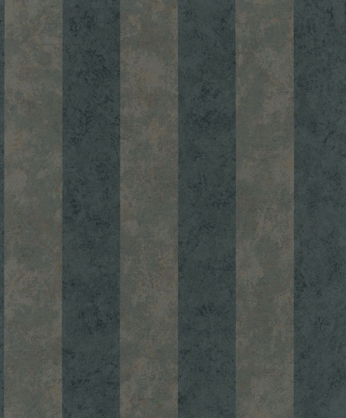 Vliestapete, schwarz, anthrazit, Streifen, Vintage, S 34821, Bestseller Basic 1, Marburg