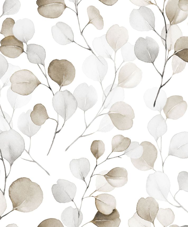 Vliestapete, grün, weiß, Blätter, S 47423, Wohndesign 2026, Marburg