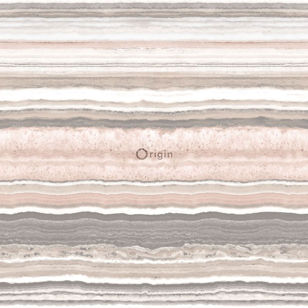 Grau-beige marmorierte Vliestapete für die Wand 337236, Matières - Stone, Origin