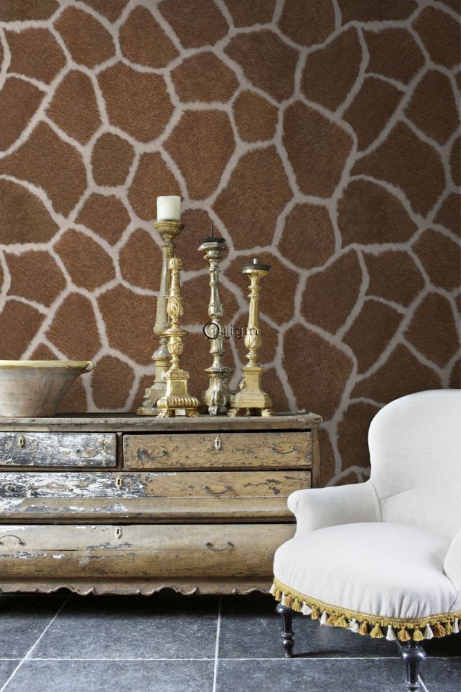 Vlies-Fototapete, Giraffenhautmuster 357244, 1,5 x 2, 79 m, Luxury Skins, Origin