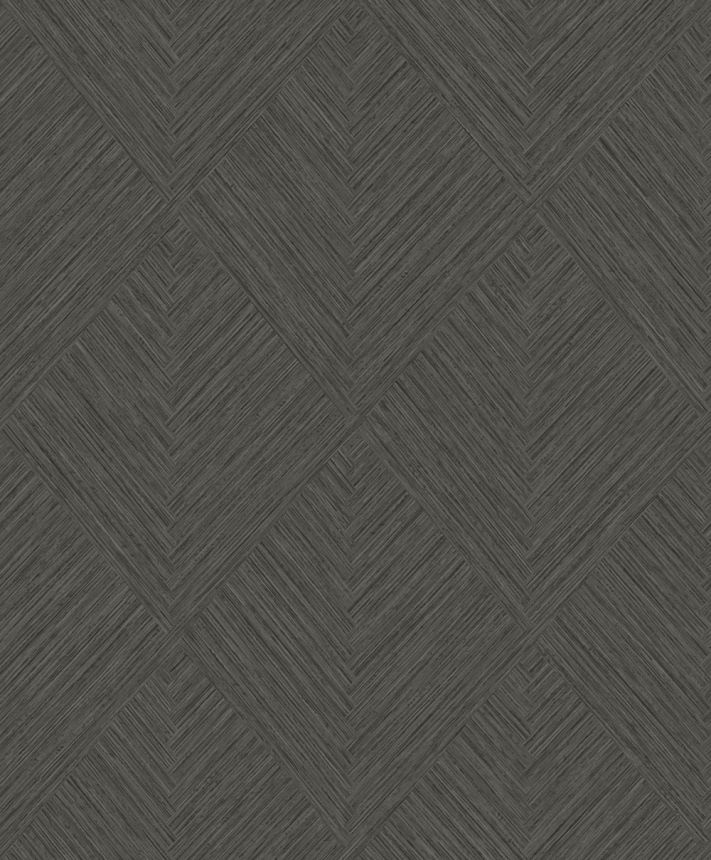 Vlies-Tapete, braun, geometrisches Muster, PW3009, Precious Weaves, Grandeco   AUSGEPACKT