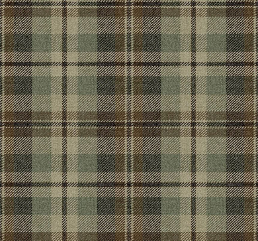 Tapete „Dundee“, grün, beige, CA10106, Carl Robinson Edition 24 „The Highlands“