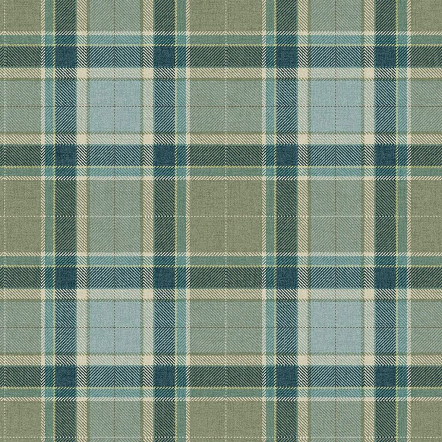 Tapete „Stirling“, blau, grün, CA10402, Carl Robinson Edition 24 „The Highlands“