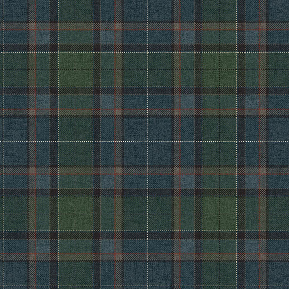 Tapete „Stirling“, blau, grün, CA10422, Carl Robinson Edition 24 „The Highlands“