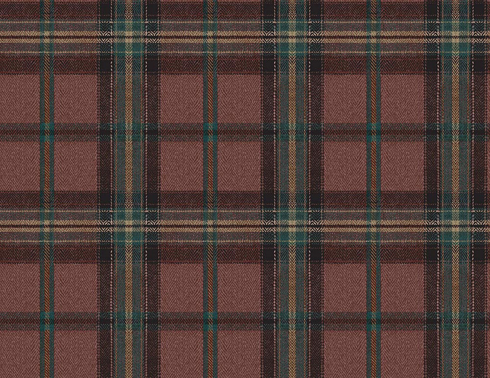 Tapete „Berwick“, rot, CA10711, Carl Robinson Edition 24 „The Highlands“