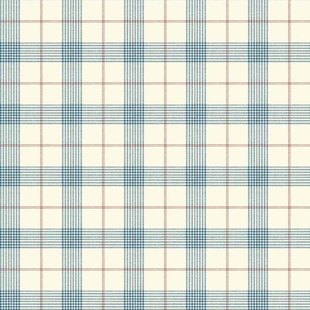 Tapete „Torridon“, blau, rot, CA11022, Carl Robinson Edition 24 „The Highlands“