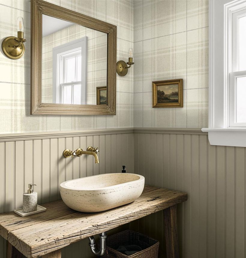 Tapete „Aberdeen“, beige, braun, CA11205, Carl Robinson Edition 24 „The Highlands“