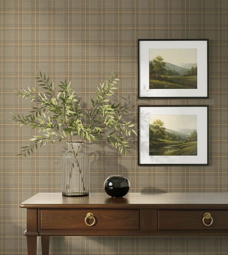 Tapete „St. Andrews“, braun, beige, CA11306, Carl Robinson Edition 24 „The Highlands“
