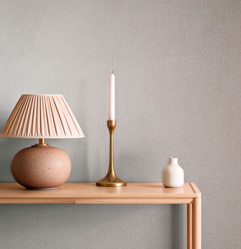 Tapete in Spachteloptik, beige, Spachteloptik, 82567, Pia, Novamur