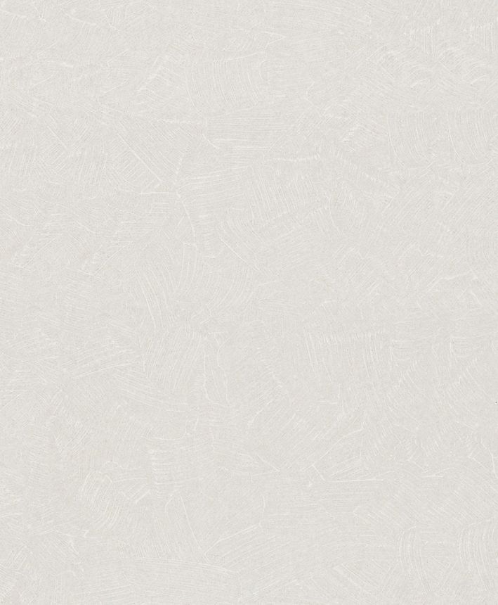 Tapete in Spachteloptik, weiß-beige, 82568, Pia, Novamur