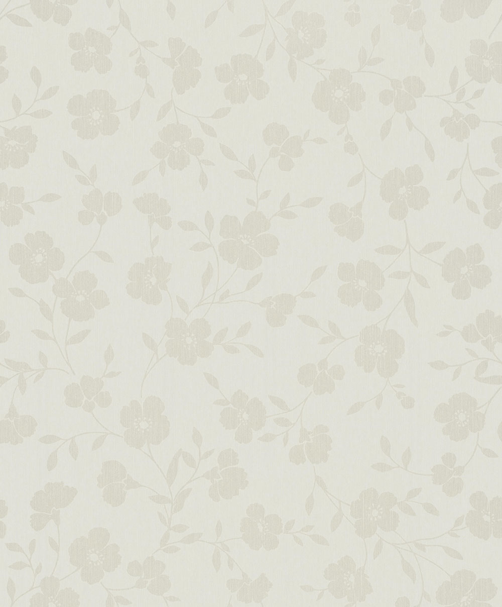 Blumentapete, beige, 82586, Pia, Novamur