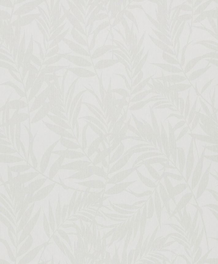 Tapete mit Blattmotiv, beige-grau (Ecru), 82590, Pia, Novamur