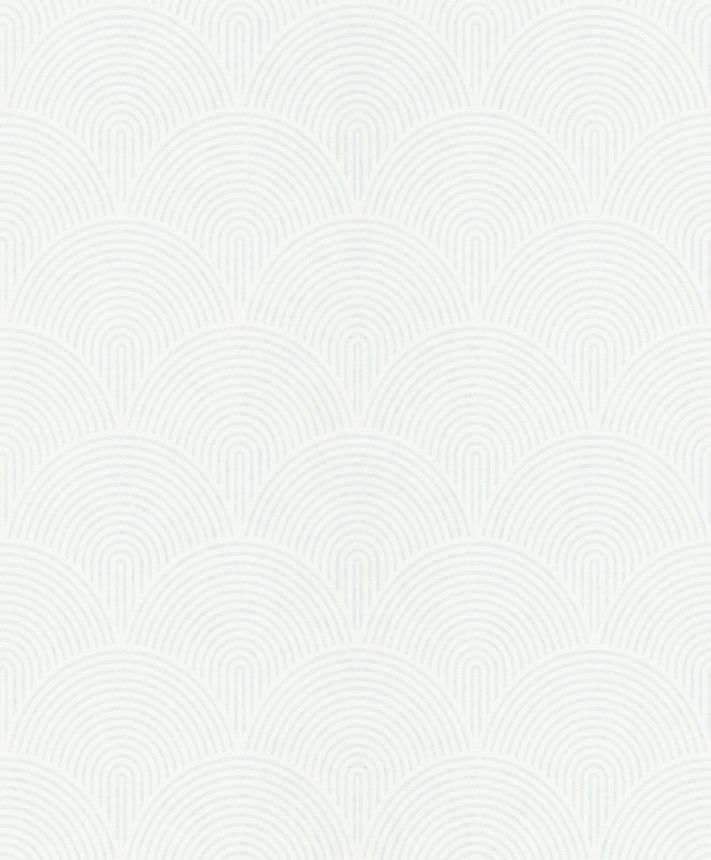 3D-Geometrietapete, weiß, 82593, Pia, Novamur