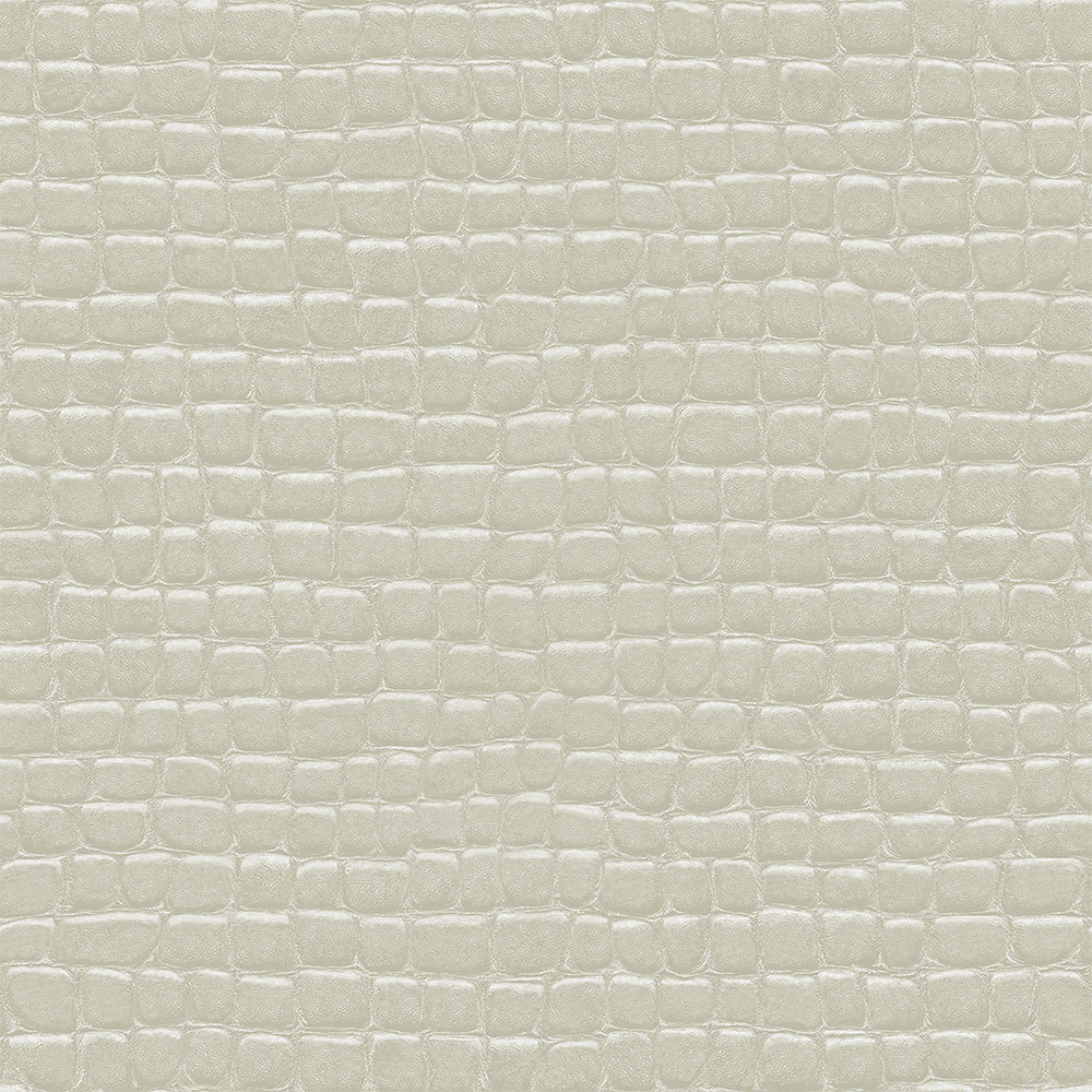 Grau-beige Vliestapete, Krokodillederimitat 347777, Luxury Skins, Origin
