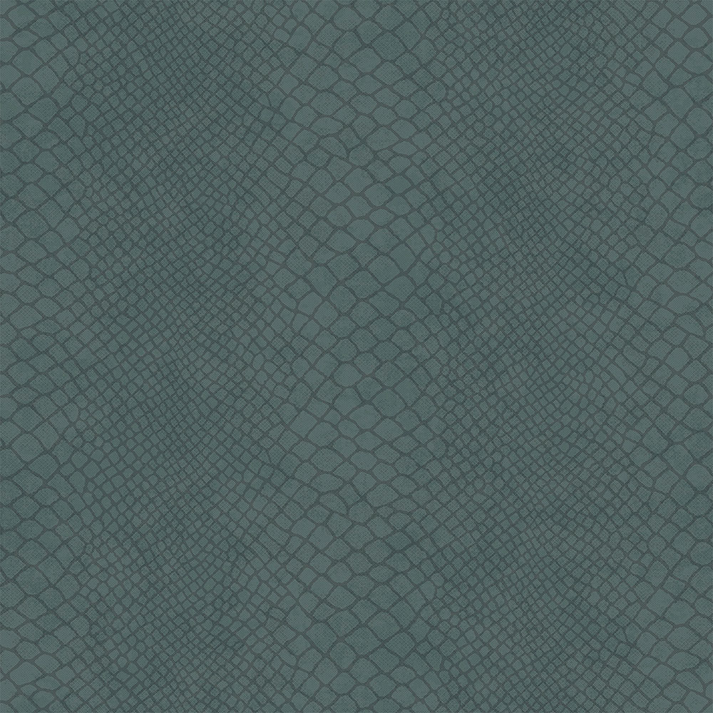 Graublaue Vliestapete, Schlangenhaut-Imitat 347770, Luxury Skins, Origin