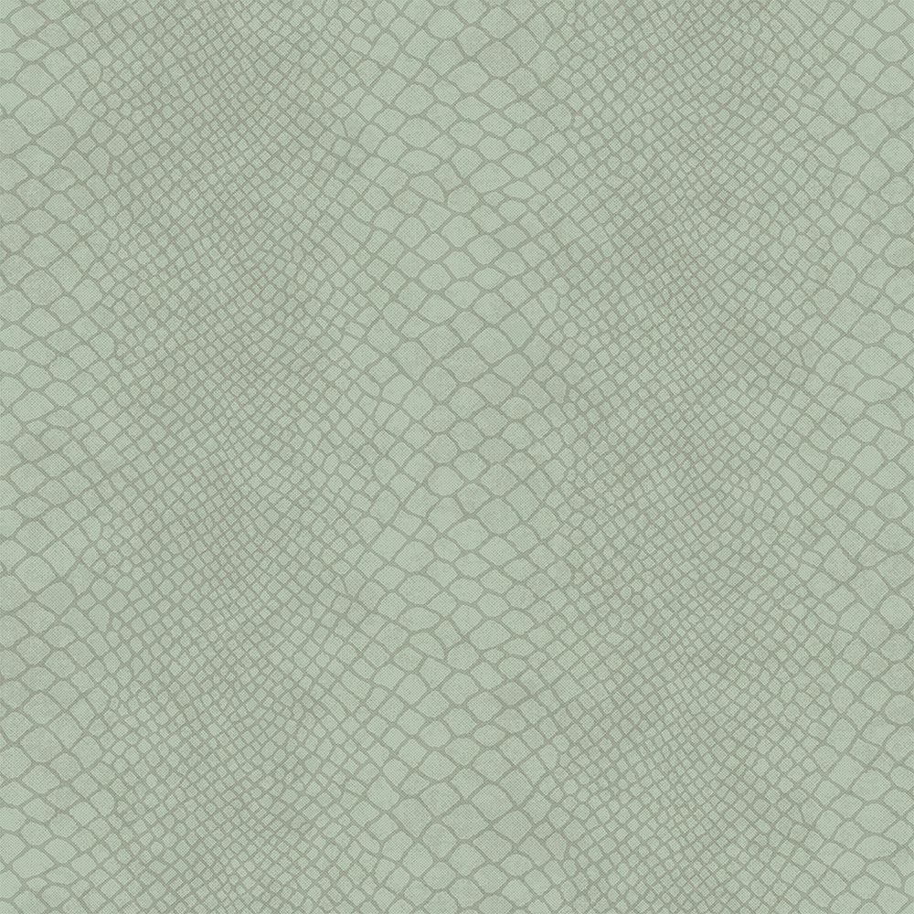 Grüne Vliestapete, Schlangenhaut-Imitat 347768, Luxury Skins, Origin