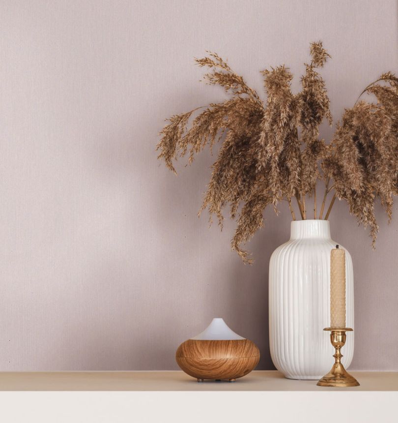 Tapete in Stoffoptik, rosa-beige (pudrig), 82578, Pia, Novamur
