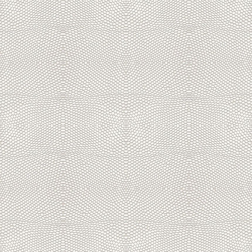 Grau-Creme Vliestapete Kunstleder 347309, Luxury Skins, Origin