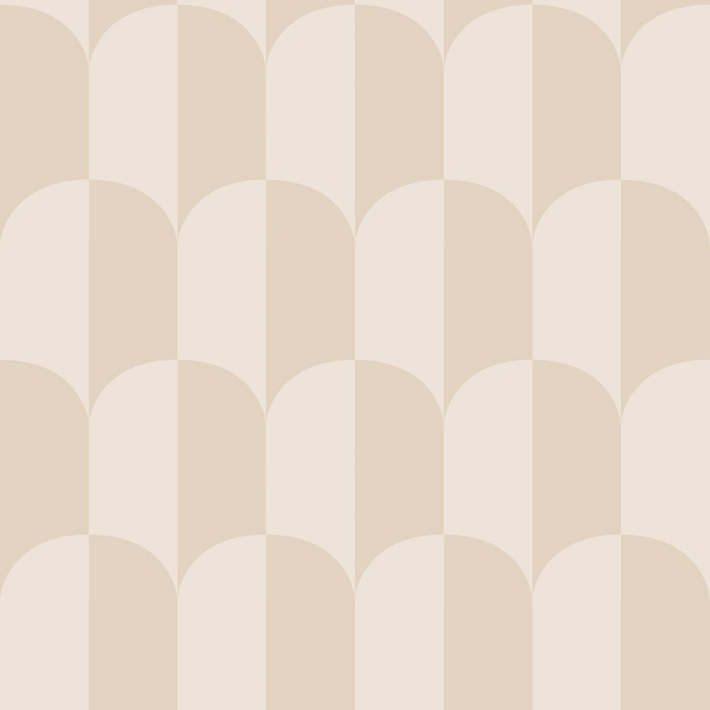 Tapete mit Art-Déco-Muster, beige-cremefarben, 139985, Color Pop, Esta Home