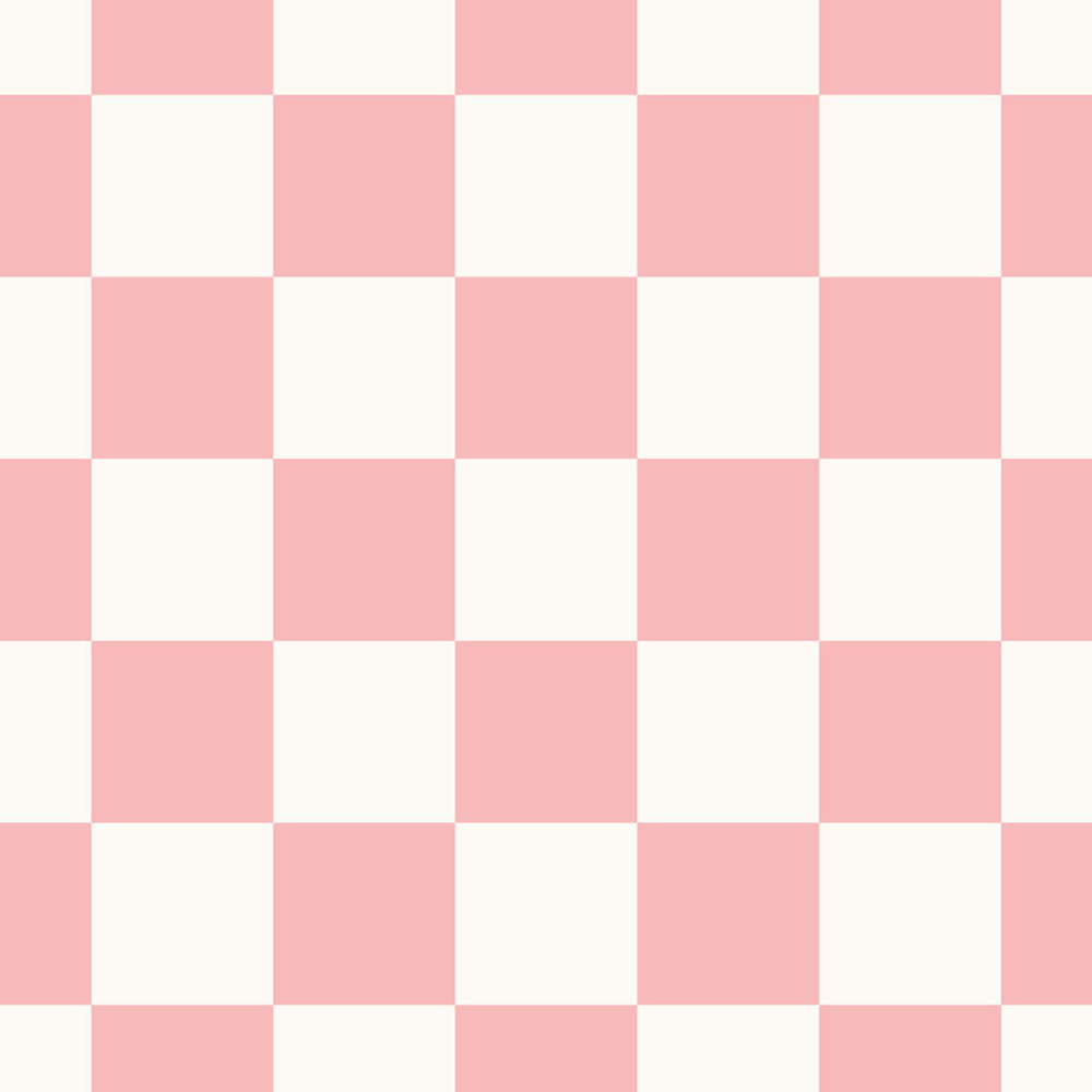 Tapete mit Schachbrettmuster, weiß, rosa, 139998, Color Pop, Esta Home
