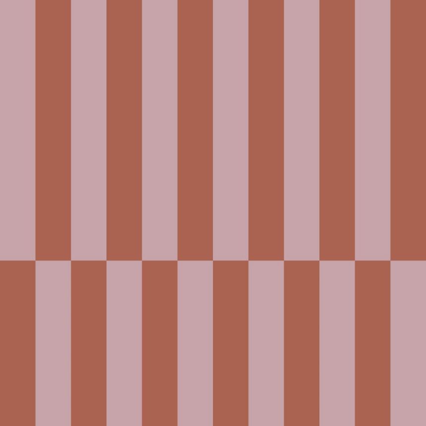 Tapete mit Streifen, rot-braun, rosa, 131216, Color Pop, Esta Home