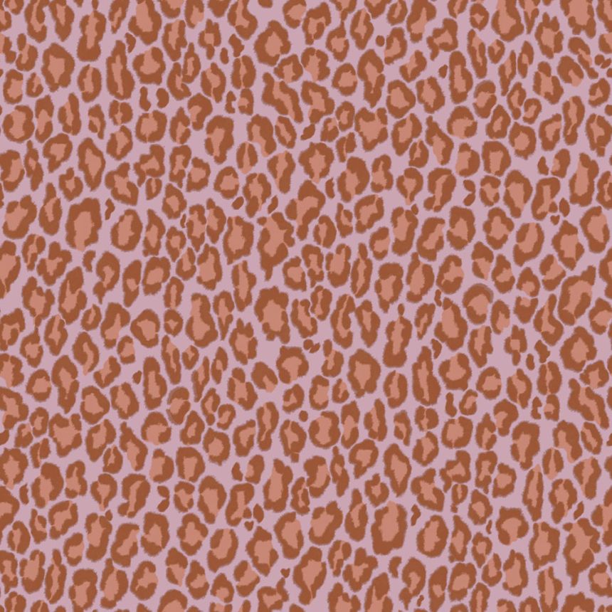 Tapete in Leopardenoptik, rot-braun, rosa, 131402, Color Pop, Esta Home
