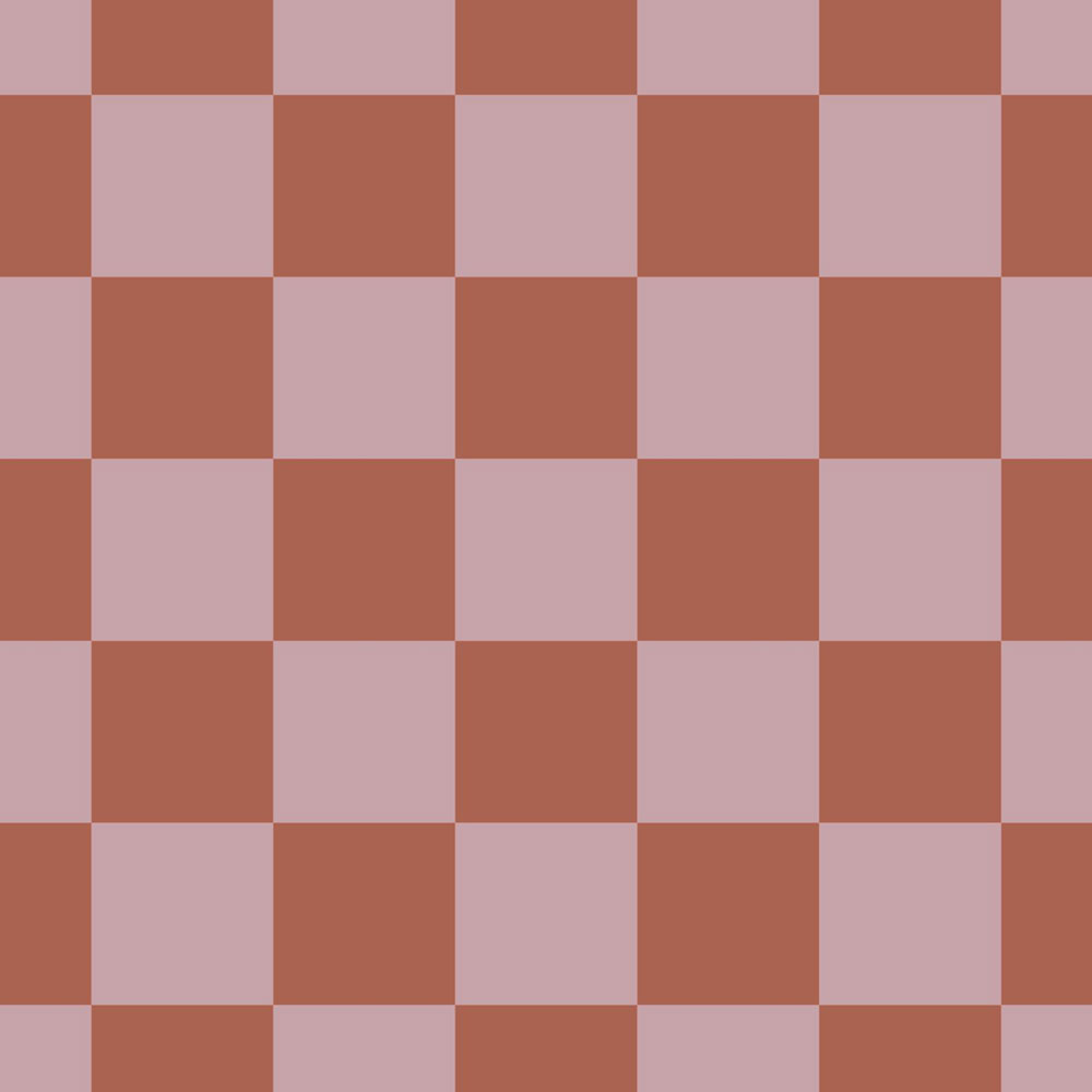 Tapete mit Schachbrettmuster, rot-braun, rosa, 131419, Color Pop, Esta Home