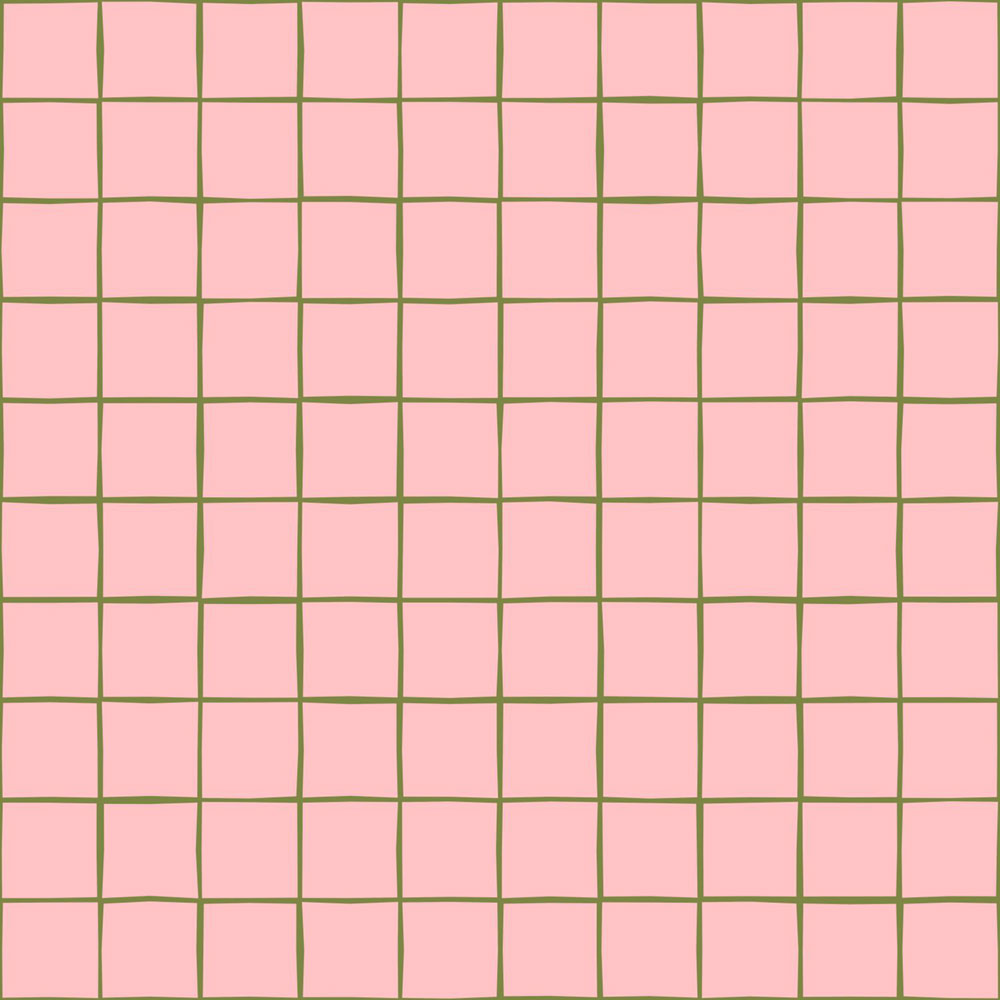 Tapete mit Gittermuster, rosa, grün, 131594, Color Pop, Esta Home