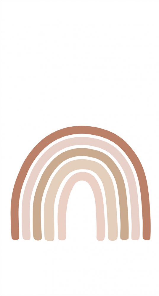 Wandbilder für das Kinderzimmer Regenbogen 159053, 150 x 279 cm, Forest Friends, Esta