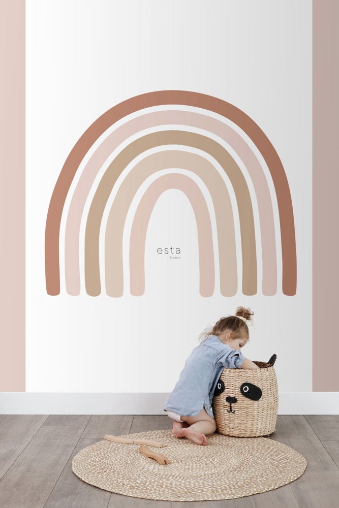 Wandbilder für das Kinderzimmer Regenbogen 159053, 150 x 279 cm, Forest Friends, Esta