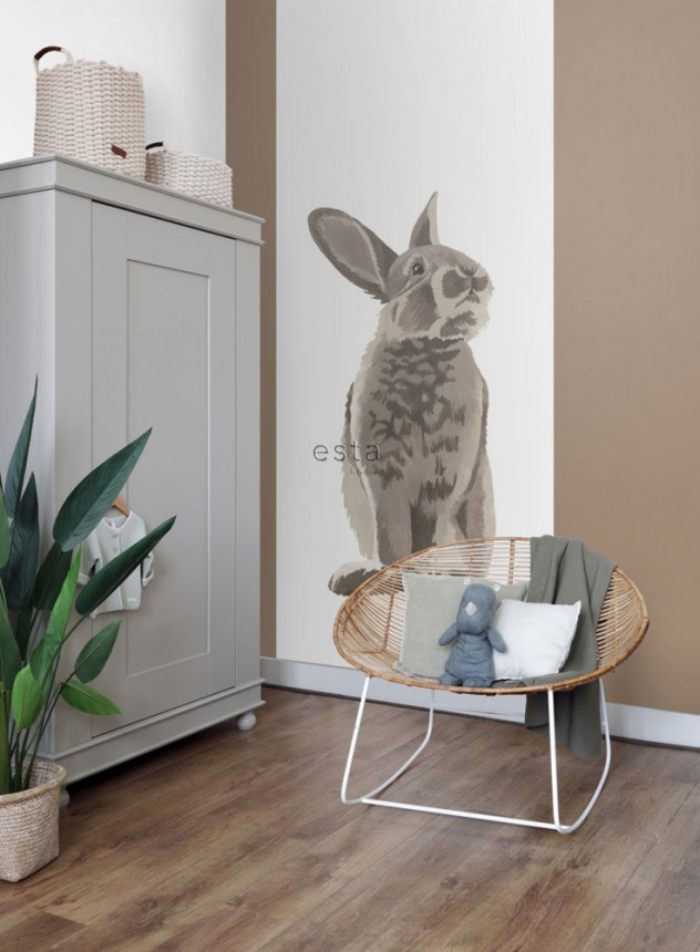 Wandbilder Hase 159052, 100 x 279 cm, Forest Friends, Esta