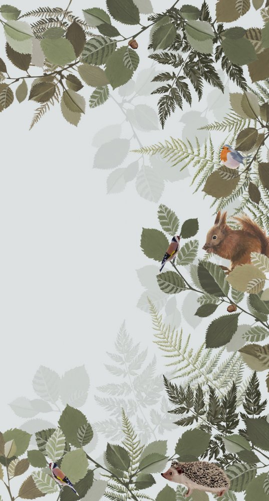 Wandbilder Wald, Waldtiere 159051, 150 x 279 cm, Forest Friends, Esta