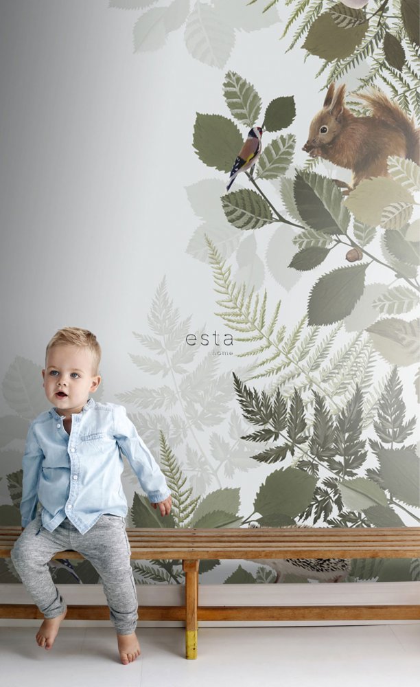 Wandbilder Wald, Waldtiere 159051, 150 x 279 cm, Forest Friends, Esta