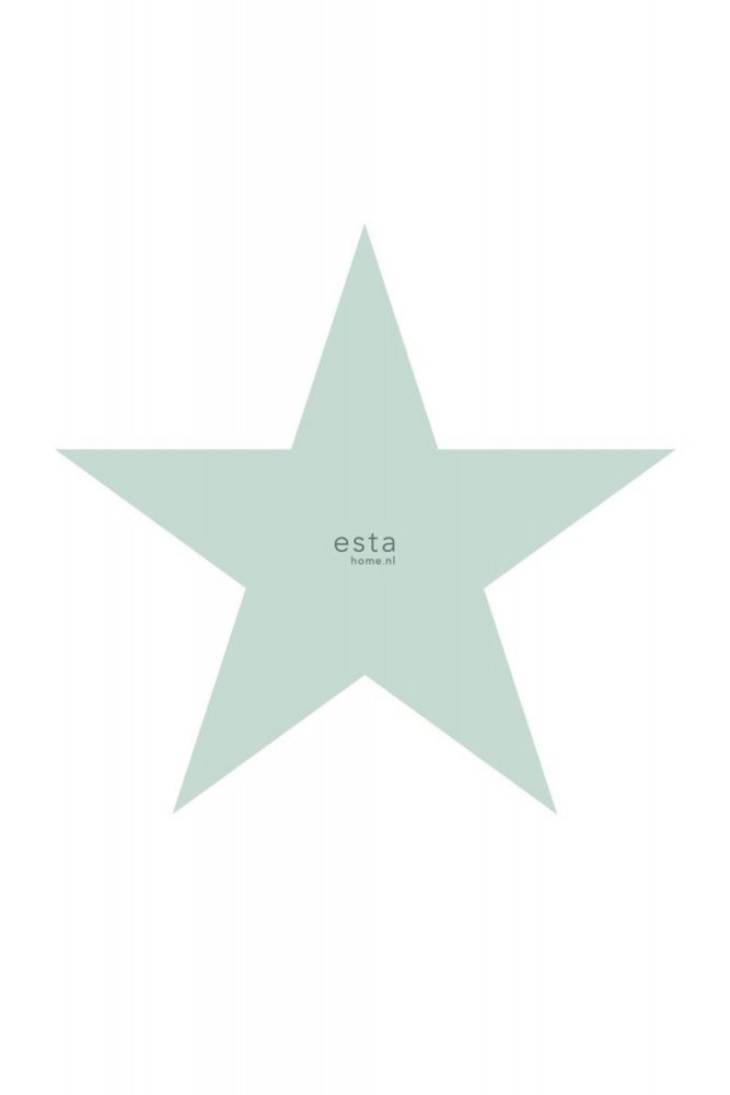 Weiße Wandbilder, grüner Stern 158841, 1,86 x 2,79 m, Little Bandits, Esta