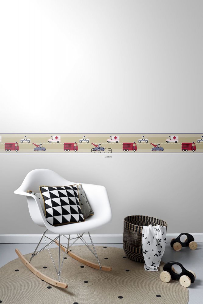 Kindervliesbordüre, Autos 177305, Little Bandits, Esta