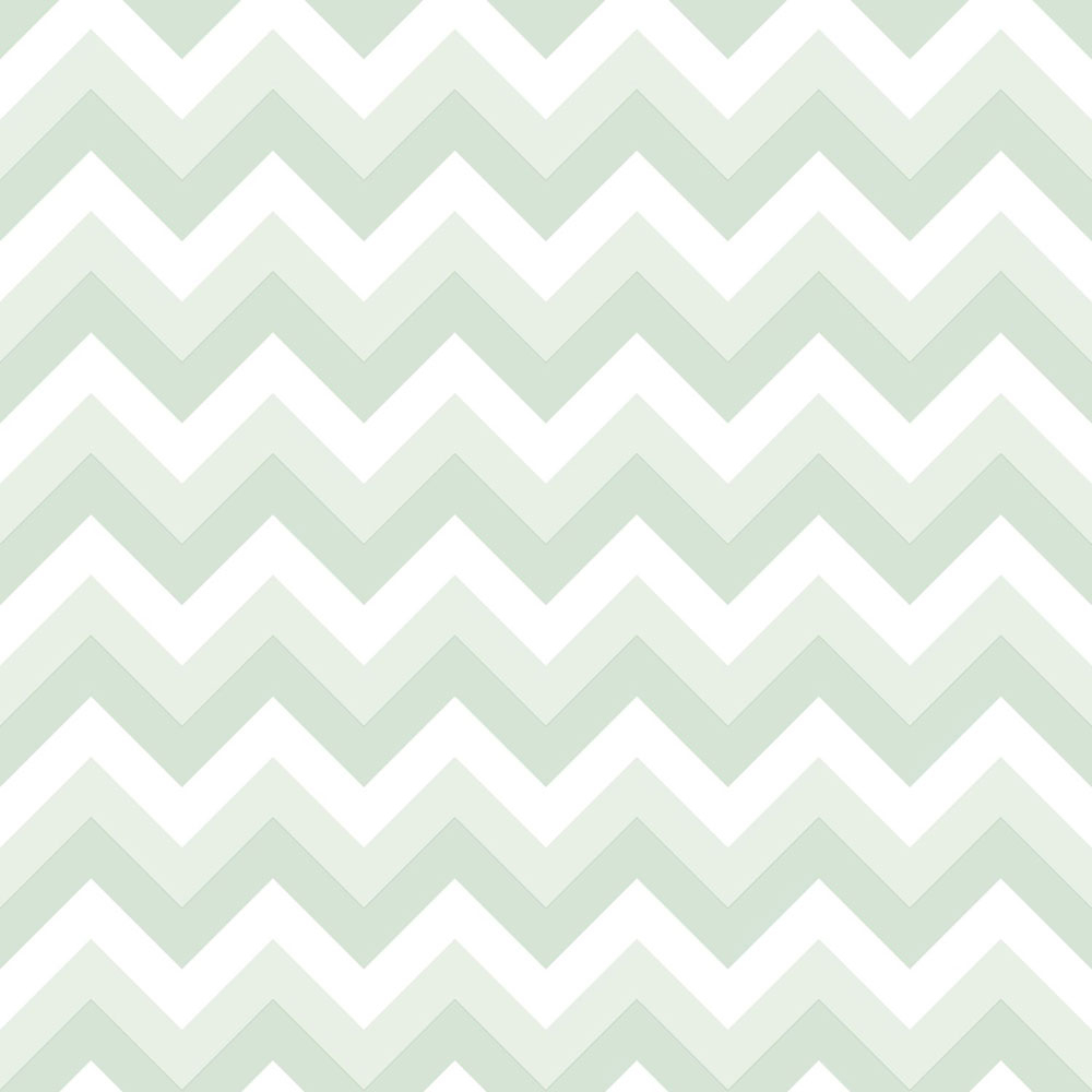 Weiß-grüne Vliestapete für die Wand, geometrisches Zick-Zack-Muster 128858, Little Bandits, Esta
