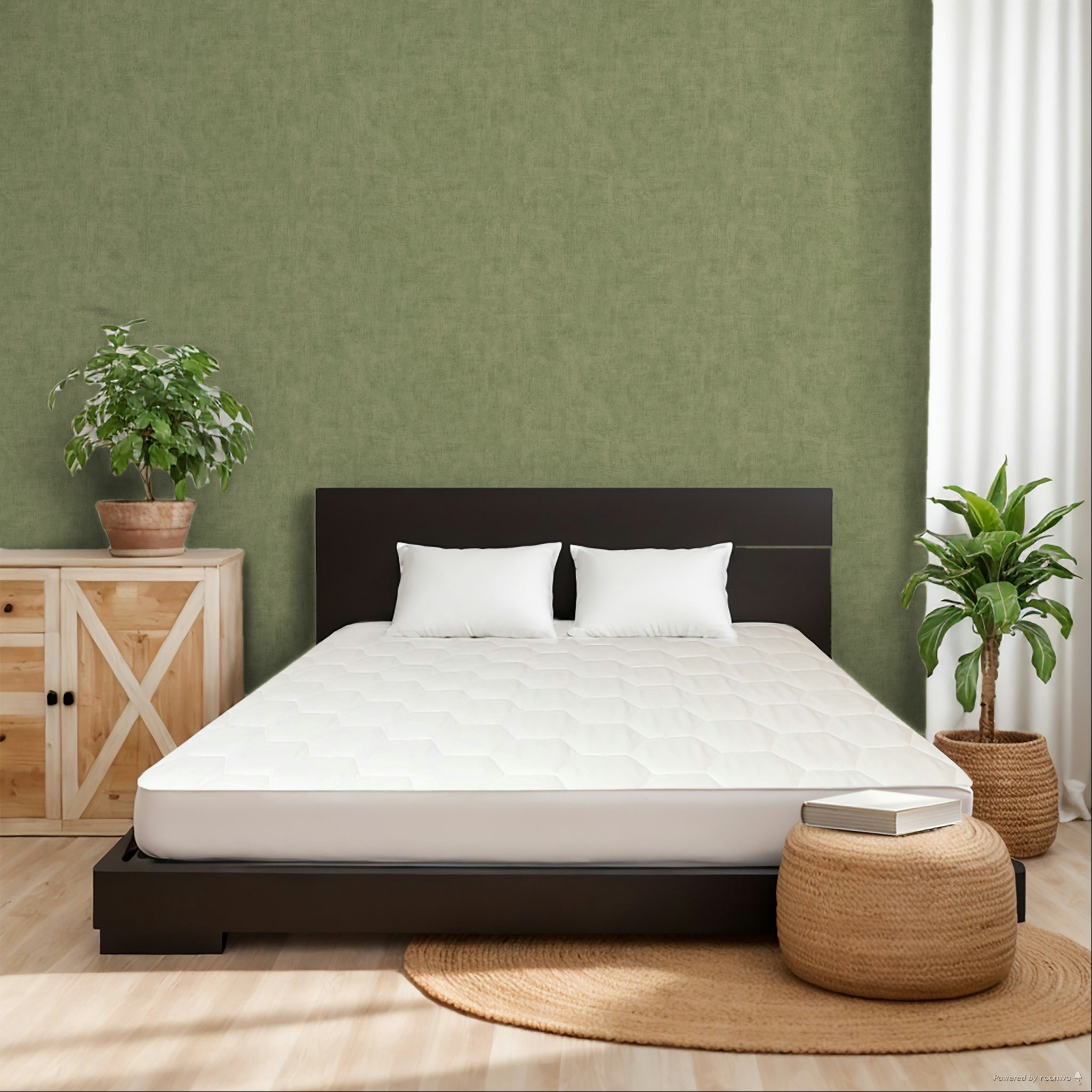 Tapete, Grün, Beton, Putz, A51515, One roll, one motif 2, Mural Young Edition, Grandeco