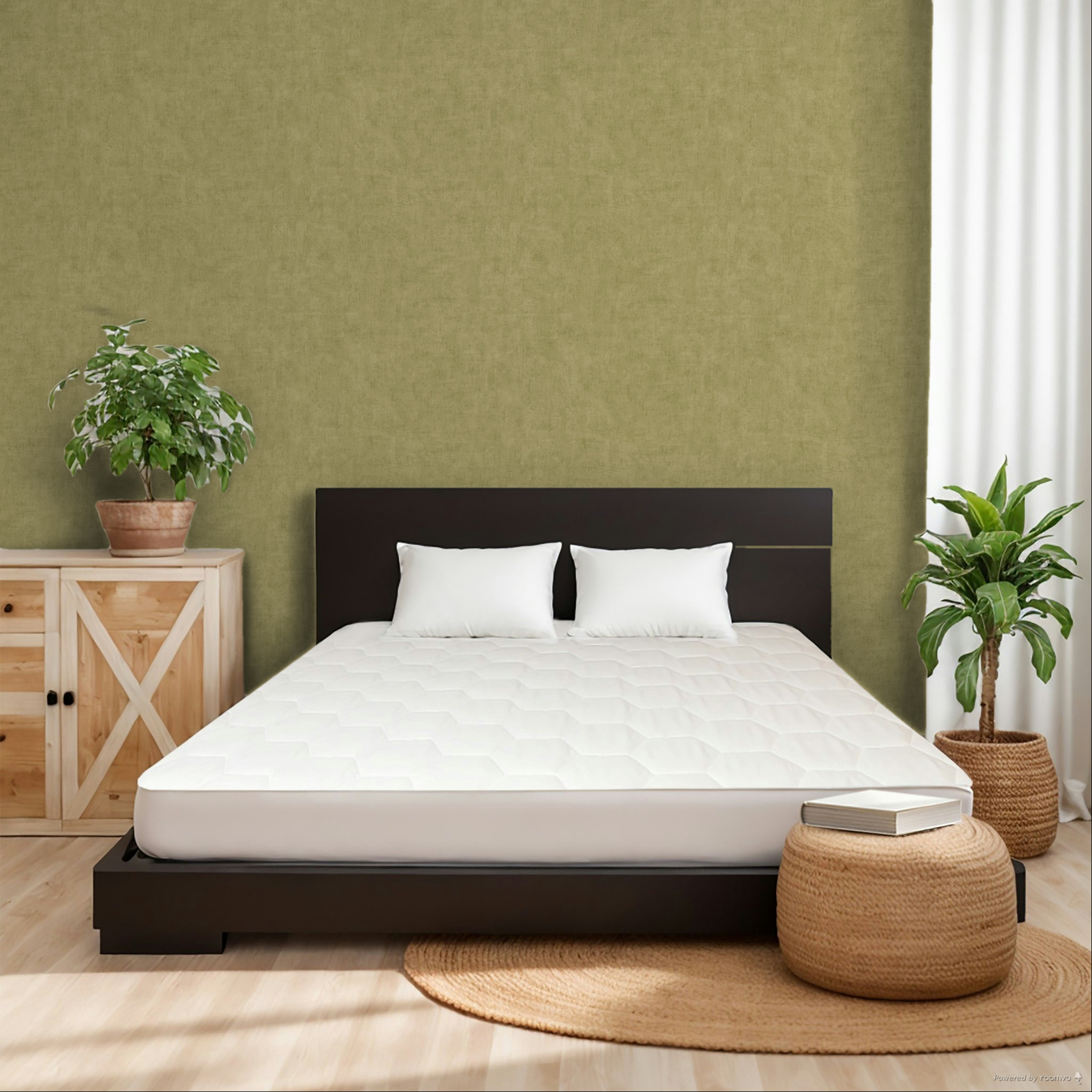 Tapete, Grün, Beton, Putz, A51514, One roll, one motif 2, Mural Young Edition, Grandeco