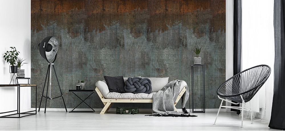 Fototapete, Metallplatte, A43101, One roll, one motif 2, Grandeco