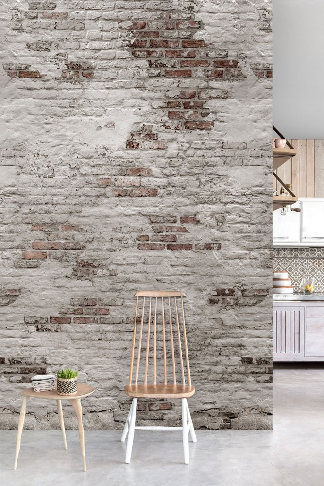 Fototapete, Ziegel, Ziegelwand, EP6102, One roll, one motif 2, Grandeco