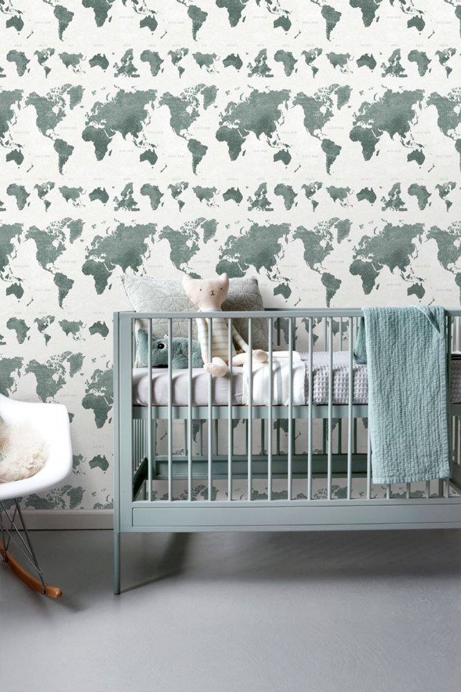 Vliestapete Weltkarte 138971, Regatta Crew, Esta Home